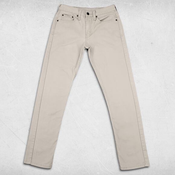 Levi's Other - Levis 502 Straight Leg Jeans Mens 28x32 Beige Cotton Casual Denim Retro Casual